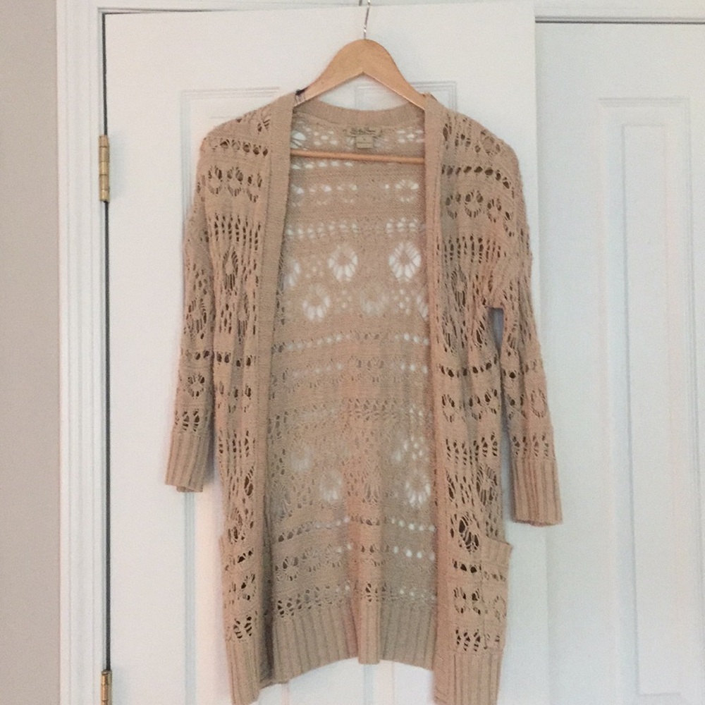 Crochet Lucky Brand Cardigan